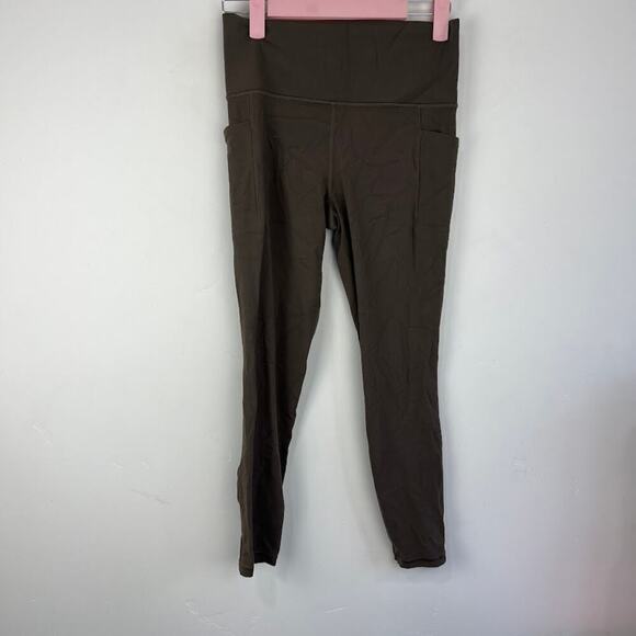 Athleta all in tights arbor olive pockets womens size small leggings - Picture 2 of 6